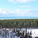 ラ・ポルタブルー - 初めてみたかも。。。冬の日本海での青空