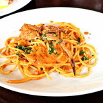 ラ・ポルタブルー - ワタリガニのトマトクリームソーススパゲティ