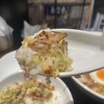 Kitakata Ramen Bannai - ねぎ塩炙り焼豚ご飯は味もボリュームも満点
