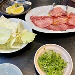 焼肉阿蘇 - ネギ塩タン（¥1,375）