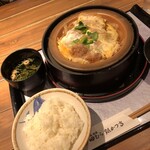 田むら 銀かつ亭 - 減塩豆腐カツ煮定食