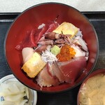 お多福 - 海鮮丼@1,300円