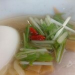 ハレとケ RAMEN RESTAURANT - 水菜・クコの実・メンマです(ㆁωㆁ*)