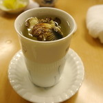 おかもと鮮魚店  - 寒い時は、ひれ酒っす！