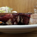 キッチン ブルー グローブ - 横から、長めの２つで直径15cm程のポシェ