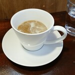 キッチン ブルー グローブ - ホワイトコーヒーにします