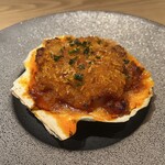北海道産　ホタテのオーブン焼き　”ガリシア風”