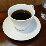 キッチン ブルー グローブ - ホットコーヒーのアップ