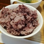 キッチン ブルー グローブ - 黒このアップ