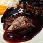 キッチン ブルー グローブ - 角度を変えて