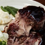 キッチン ブルー グローブ - 更に崩して