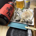 姫路横丁酒場寺尾商店 - 浜焼　ホタテ　牡蠣　ハマグリ