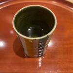 銀座 しのはら - 香煎茶は十草の器で