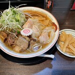 宝来軒 - トクトクワンタン麺　メンマトッピング