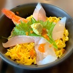 レストラン　来萩 - 海鮮丼(ミニ)