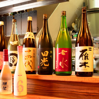 Don't miss the local sake from all over Japan! We've also carefully selected the right sake.