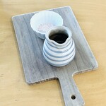 水辺のカフェテラス - オリーブオイルと塩