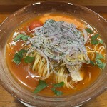 麺屋 とらいわ - 4月限定メニュー☆冷製 彩トマト ラーメン