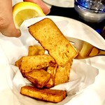 Trattoria NOTO - 20240411パレルモ名物　ひよこ豆のフライド　“パネッレ”750円