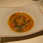 メゾン・ド・ユーロン - ３．上海蟹ミソと姪々菜の旨煮　2014.2.1x