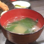 居酒屋 ひろき - わかめとねぎのみそ汁