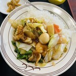 中国料理川香菜房 - 中華飯セットの中華飯