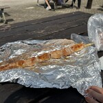 三瀬ルベール牧場 どんぐり村 - 料理写真:三瀬どりの串焼き700円