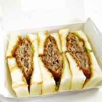 開晴亭 北山店 - ミルフィーユビーフカツサンド1296円税込ｗ