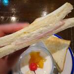 珈琲専門店 東亜 - ハムとポテトのホットサンド