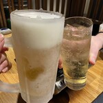 Yakiniku Wagyuurabo - ビール　ハイボールで乾杯〜