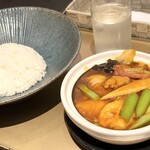 Nangokushuka - 「五目具沢山あんかけ（醤油味）」+「ご飯」