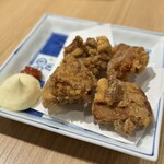 酔場フタマタ - 鶏もも肉の唐揚げ　柚子胡椒マヨ