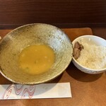 メヂカそば 吟魚 - 釜玉専用ミニご飯