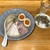 貝だし麺 きた田 - 料理写真:貝だし麺（貝白湯）と貝のしぐれ煮ご飯