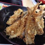 深海魚料理 魚重食堂 - 天丼アップ