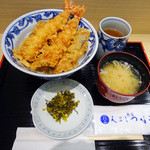 天ぷら　つな八 - 大海老天丼