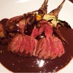 横浜馬車道 旬の肉料理イタリアン オステリア・アウストロ - 2014.2.  ベキャスのロースト サルミソース