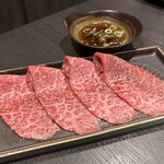 Yakiniku Takeyama - 焼きしゃぶセット牛