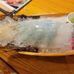 居酒屋えふわん - ヤリイカ造り