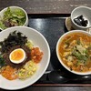 市房食堂 - 料理写真:ビビンバと赤ラーメンセット