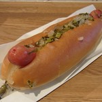 ハーベストカフェ - 京漬物ドッグ（350円）
            