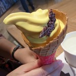ハーベストカフェ - 季節の京野菜ソフトクリーム（350円）
            