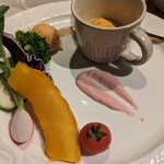 月夜野庭 銀の月 - 前菜も美しい