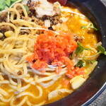 麺酒房 龍安 - 紅しょうが投下～♪