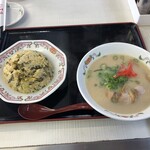 餃子の王将 -  高菜チャーハン・特製豚骨ラーメン