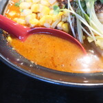 麺酒房 龍安 - スープ（３辛ver）