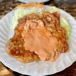 鳥心 - チキンナンバン定食（¥1,100）