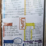 麺酒房 龍安 - メニュー