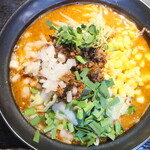 麺酒房 龍安 - ヤバ辛（３辛・大盛）