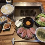 ラム焼肉専門店 lamb ne - ラムハンバーグ御膳